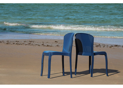 Silla Tramontina Summa Marina Eco en Polipropileno Océano +Clean Azul Yale