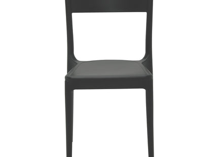 Silla Tramontina Summa Diana Eco en Polipropileno y Fibra de Vidrio Negro