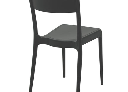 Silla Tramontina Summa Diana Eco en Polipropileno y Fibra de Vidrio Negro