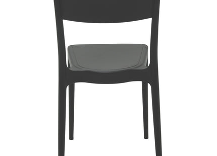 Silla Tramontina Summa Diana Eco en Polipropileno y Fibra de Vidrio Negro