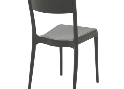 Silla Tramontina Summa Diana Eco en Polipropileno y Fibra de Vidrio Marrón