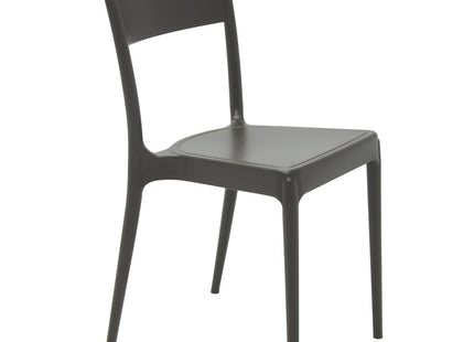 Silla Tramontina Summa Diana Eco en Polipropileno y Fibra de Vidrio Marrón