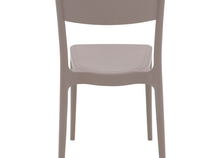 Silla Tramontina Summa Diana en Polipropileno y Fibra de Vidrio Taupe