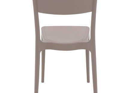 Silla Tramontina Summa Diana en Polipropileno y Fibra de Vidrio Taupe