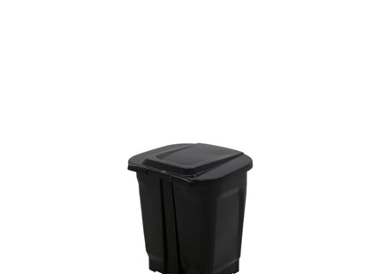 Basurero Tramontina T-Force en Polipropileno Negro 15 L