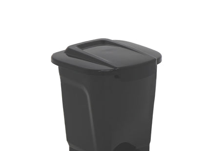 Basurero Tramontina T-Force en Polipropileno Negro 15 L