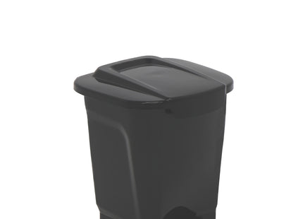 Basurero Tramontina T-Force en Polipropileno Negro 15 L