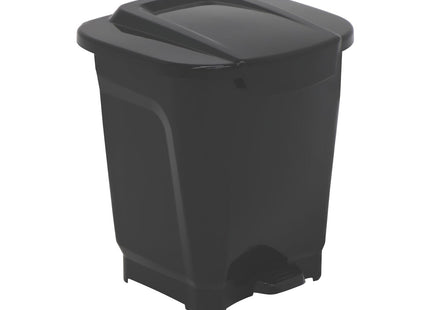 Basurero Tramontina T-Force en Polipropileno Negro 25 L