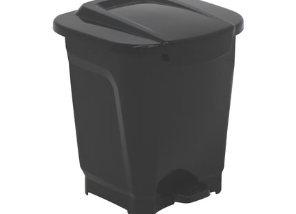 Basurero Tramontina T-Force en Polipropileno Negro 25 L