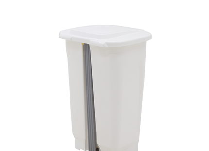 Basurero Tramontina T-Force en Polipropileno Blanco 50 L