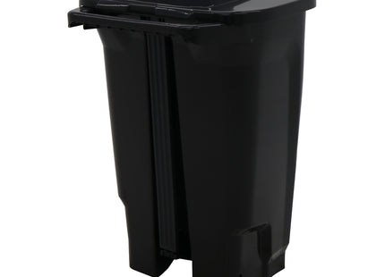 Basurero Tramontina T-Force en Polipropileno Negro 100 L