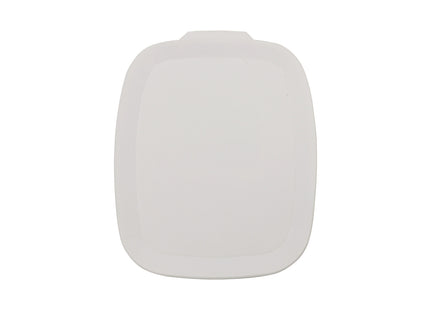 Basurero Tramontina Urban Pedal en Polipropileno Blanco con Asta en Acero Galvanizado 7 L