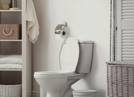 Basurero Tramontina Urban Pedal en Polipropileno Blanco con Asta en Acero Galvanizado 7 L