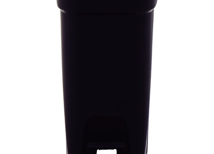 Basurero Tramontina Compact Pedal en Polipropileno Negro con Asta en Acero Galvanizado 10 L