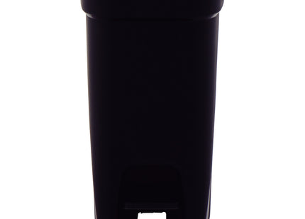 Basurero Tramontina Compact Pedal en Polipropileno Negro con Asta en Acero Galvanizado 10 L