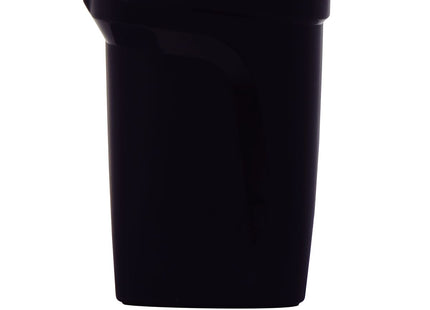 Basurero Tramontina Compact Pedal en Polipropileno Negro con Asta en Acero Galvanizado 10 L