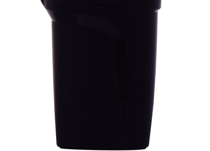 Basurero Tramontina Compact Pedal en Polipropileno Negro con Asta en Acero Galvanizado 10 L