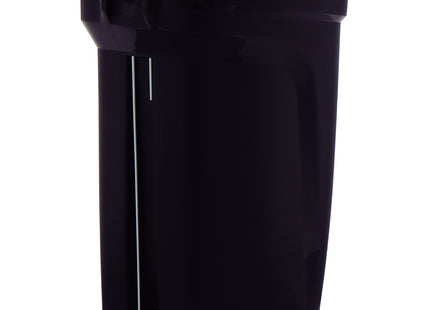 Basurero Tramontina Compact Pedal en Polipropileno Negro con Asta en Acero Galvanizado 10 L