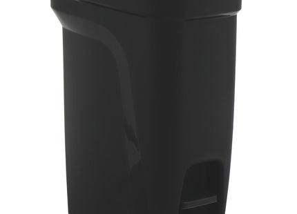 Basurero Tramontina Compact Pedal en Polipropileno Negro con Asta en Acero Galvanizado 10 L