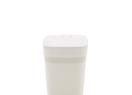 Basurero Tramontina Urban en Polipropileno Blanco con Tapa Click 6.5 L