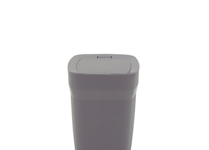 Basurero Tramontina Urban en Polipropileno Gris con Tapa Click 6.5 L
