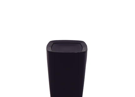 Lixeira Tramontina Compact em Polipropileno Preto com Tampa Basculante 6.5 L
