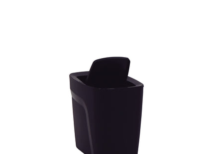 Lixeira Tramontina Compact em Polipropileno Preto com Tampa Basculante 6.5 L