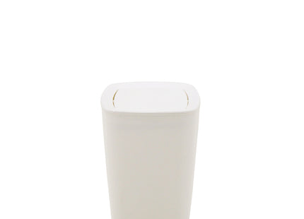 Basurero Tramontina Urban en Polipropileno Blanco con Tapa Basculante 6.5 L