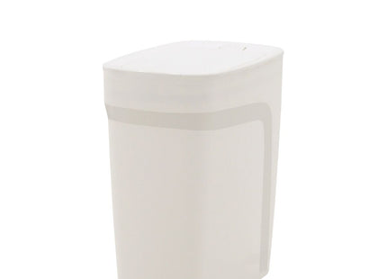 Basurero Tramontina Urban en Polipropileno Blanco con Tapa Click 8.5 L