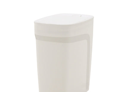 Basurero Tramontina Urban en Polipropileno Blanco con Tapa Click 8.5 L