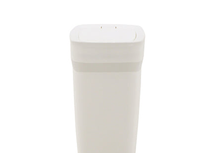 Basurero Tramontina Urban en Polipropileno Blanco con Tapa Click 8.5 L