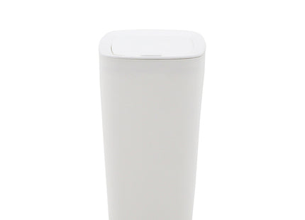 Basurero Tramontina Urban en Polipropileno Blanco con Tapa Click 8.5 L