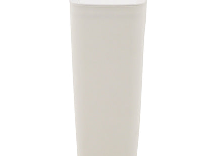 Basurero Tramontina Urban en Polipropileno Blanco con Tapa Click 10.5 L