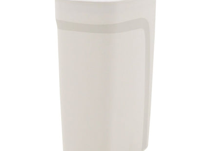 Basurero Tramontina Urban en Polipropileno Blanco con Tapa Click 10.5 L