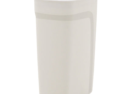 Basurero Tramontina Urban en Polipropileno Blanco con Tapa Click 10.5 L