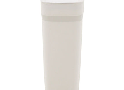 Basurero Tramontina Urban en Polipropileno Blanco con Tapa Click 10.5 L