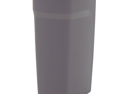 Basurero Tramontina Urban en Polipropileno Gris con Tapa Click 10.5 L