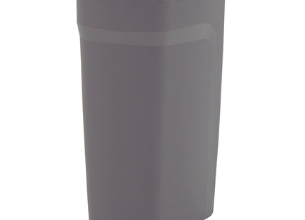 Basurero Tramontina Urban en Polipropileno Gris con Tapa Click 10.5 L