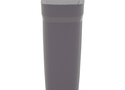 Basurero Tramontina Urban en Polipropileno Gris con Tapa Click 10.5 L