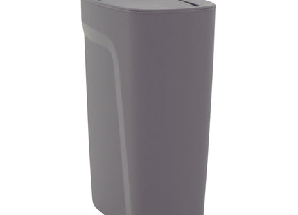 Lixeira Tramontina Compact em Polipropileno Cinza com Tampa Basculante 10.5 L
