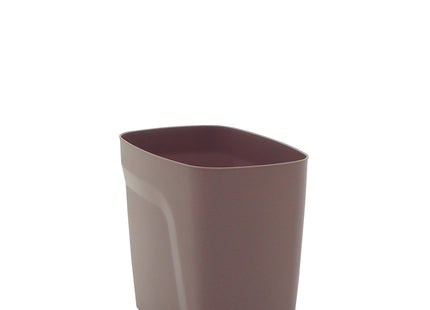 Basurero Tramontina Urban ECO en Polipropileno Taupe sin Tapa 6.5 L