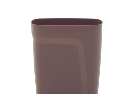 Basurero Tramontina Compact ECO en Polipropileno Taupe sin Tapa 8.5 L
