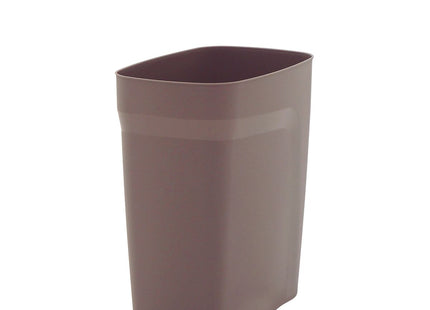 Basurero Tramontina Compact ECO en Polipropileno Taupe sin Tapa 8.5 L