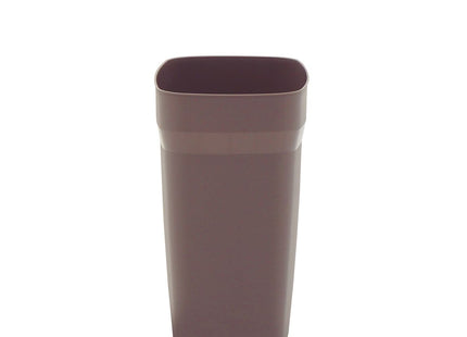 Basurero Tramontina Compact ECO en Polipropileno Taupe sin Tapa 8.5 L