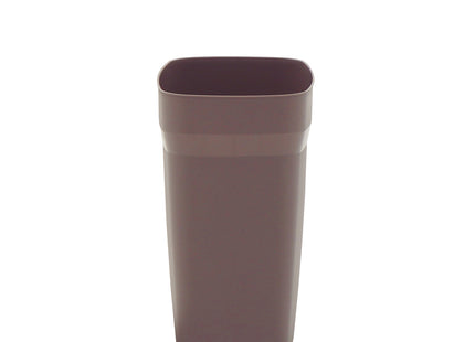 Basurero Tramontina Compact ECO en Polipropileno Taupe sin Tapa 8.5 L