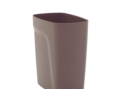 Basurero Tramontina Compact ECO en Polipropileno Taupe sin Tapa 8.5 L