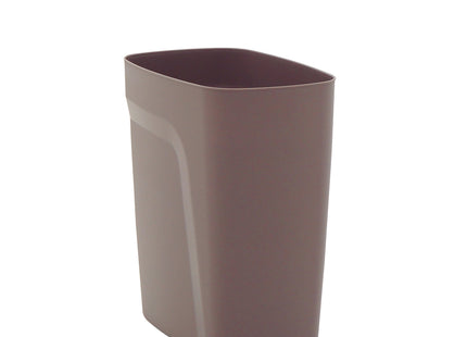 Basurero Tramontina Compact ECO en Polipropileno Taupe sin Tapa 8.5 L