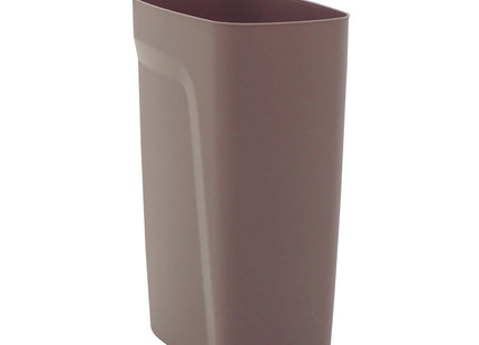 Basurero Tramontina Compact ECO en Polipropileno Taupe sin Tapa 10.5 L