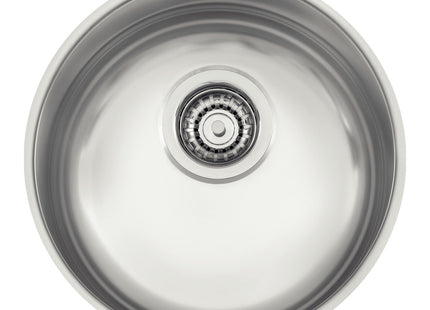 Cubeta de Bajo poner Tramontina Luna 35 BL en acero inoxidable cepillado Ø35 cm