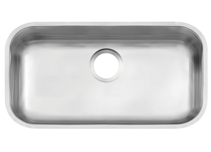 Cubeta Bajo poner Tramontina Lavínia 56 BL en acero inoxidable cepillado 56x34 cm